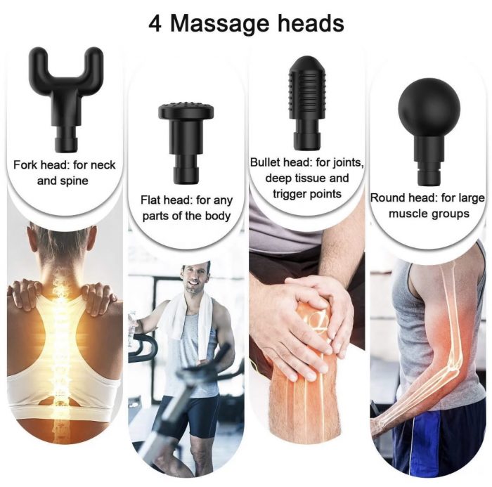 Deep Tissue Vibrating Massage Gun - Image 3